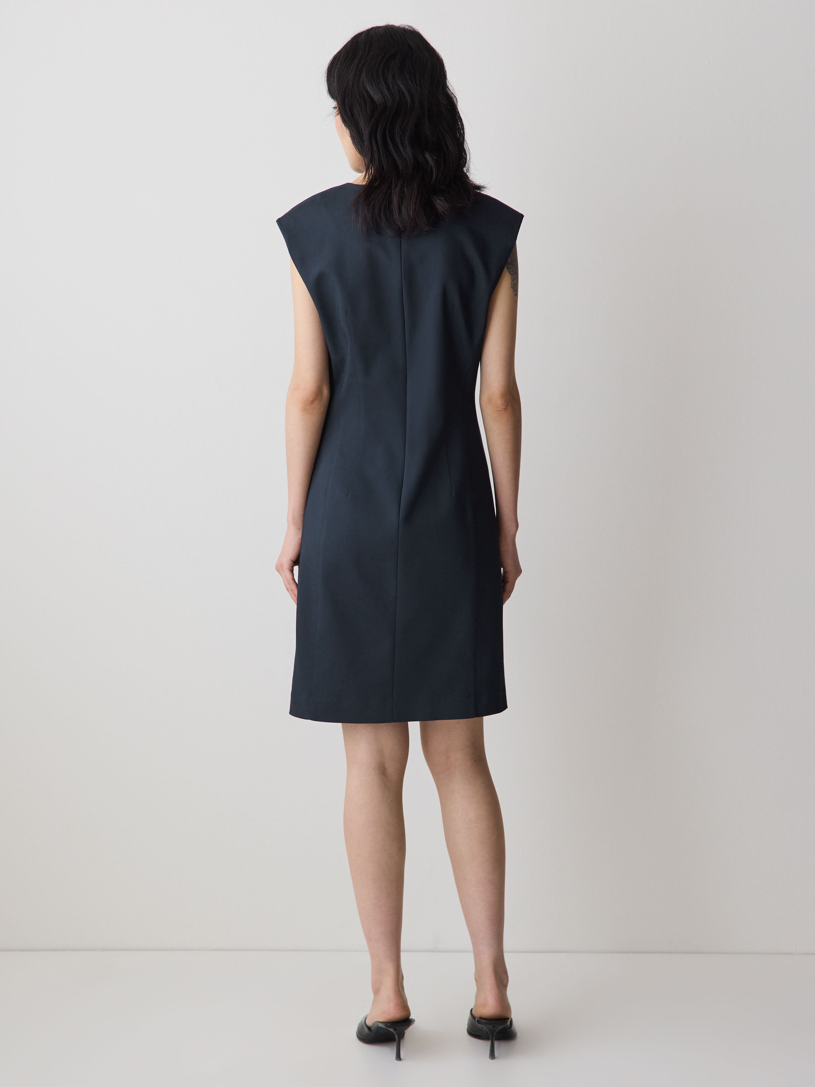 RW&CO Sleeveless Crew-Neck Mini Dress