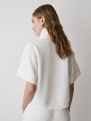 RW&CO Half-Zip Mock-Neck Top