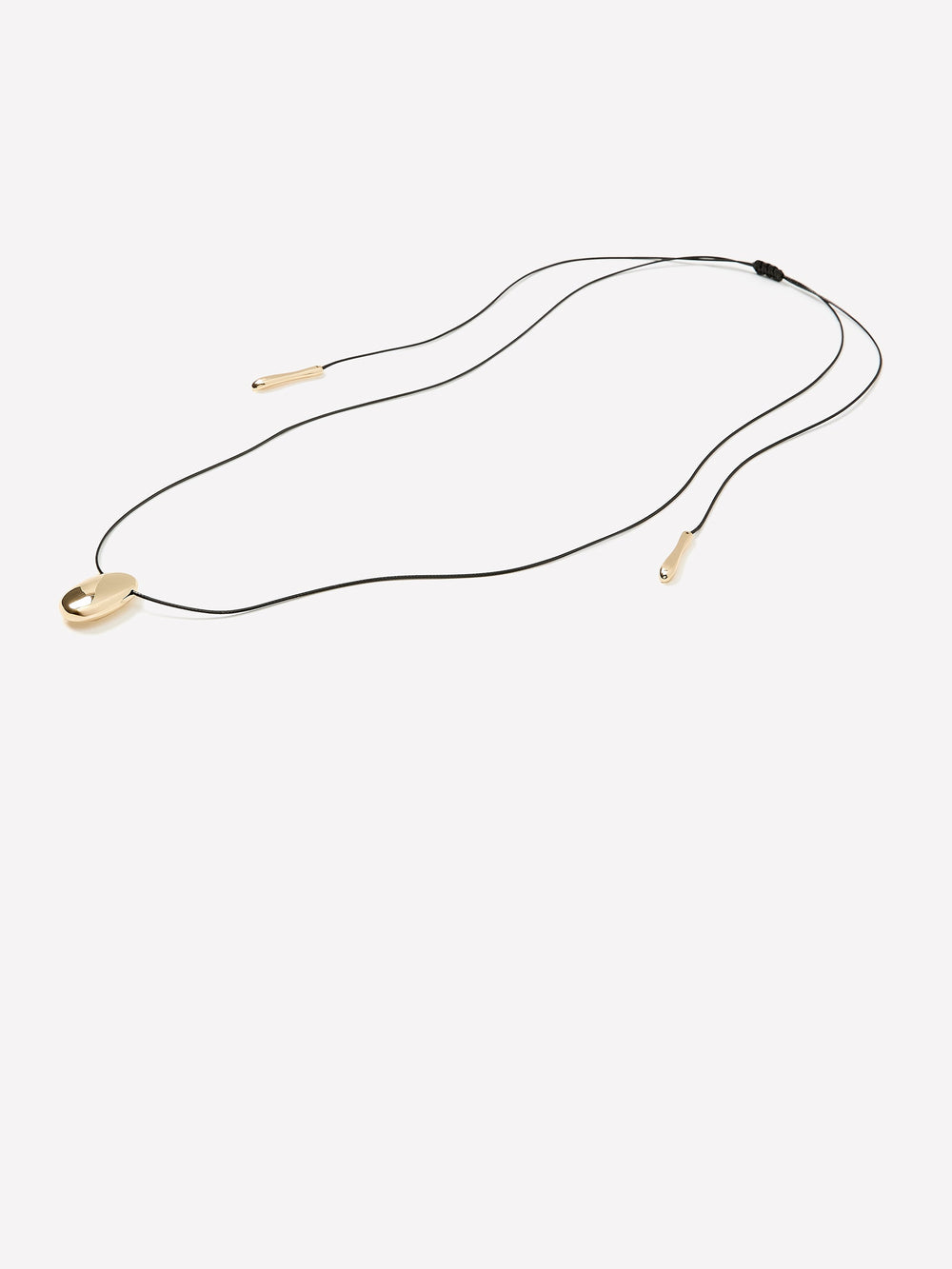 RW&CO Cord Necklace with Organic Pendant