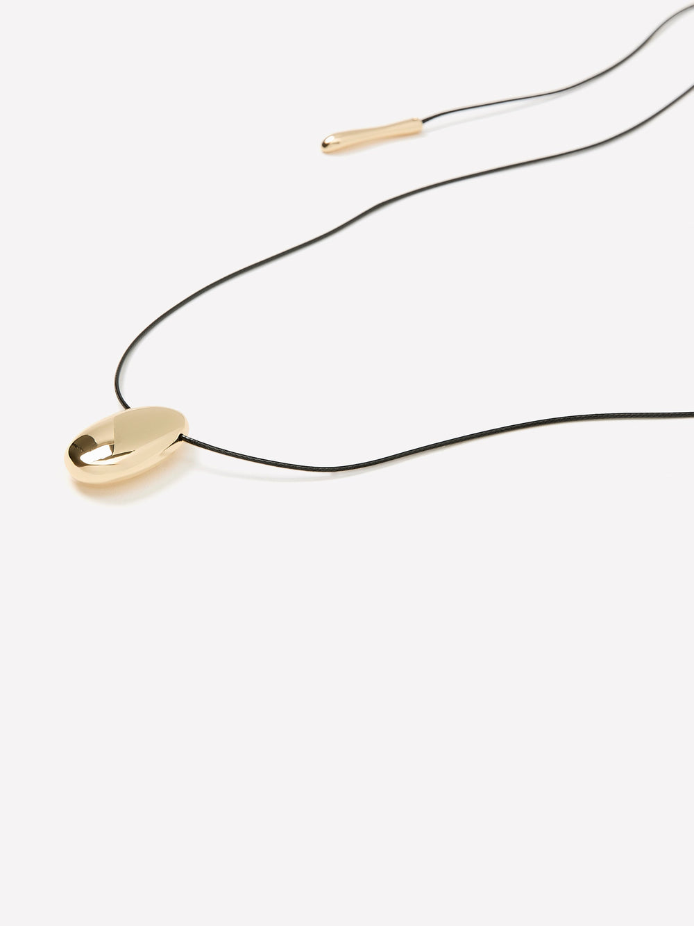 RW&CO Cord Necklace with Organic Pendant
