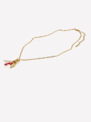 RW&CO Carabiner Necklace with Charms