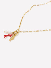 RW&CO Carabiner Necklace with Charms