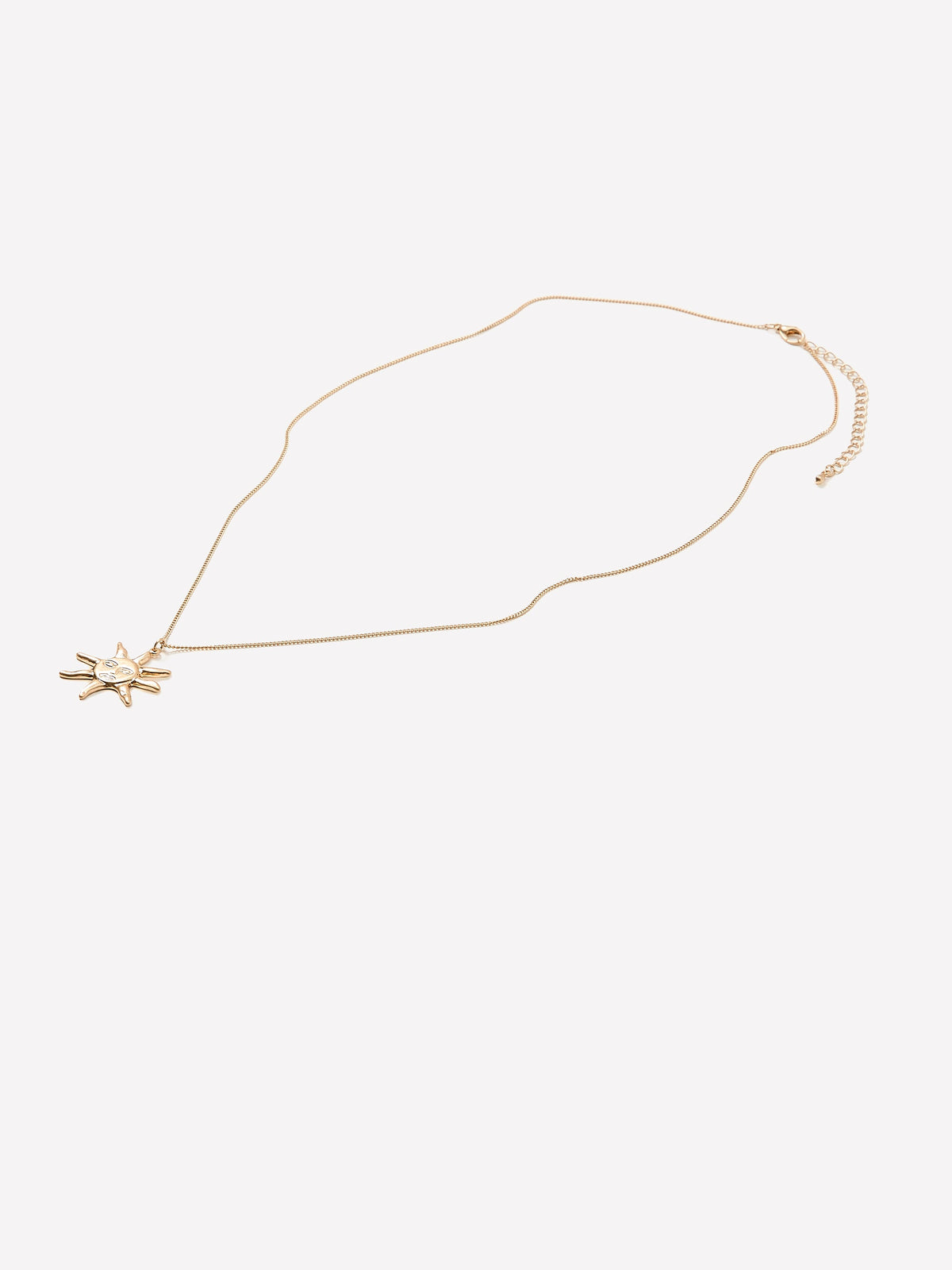 RW&CO Long Necklace with Sun Pendant