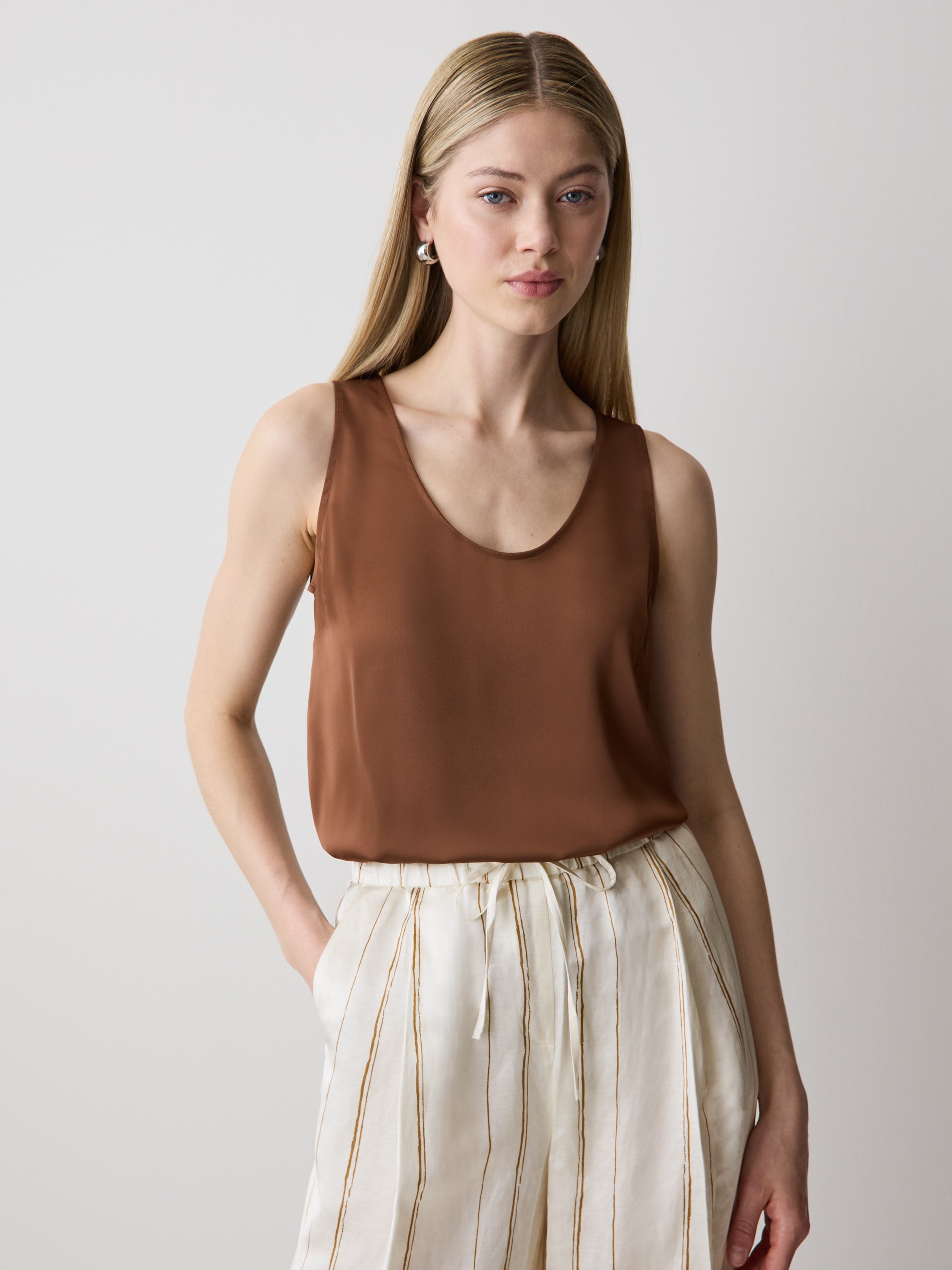 RW&CO U-Neck Satin Cami