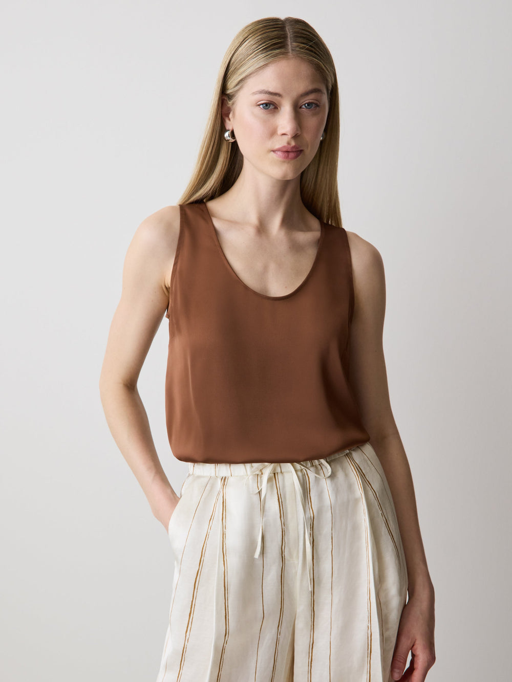 RW&CO U-Neck Satin Cami