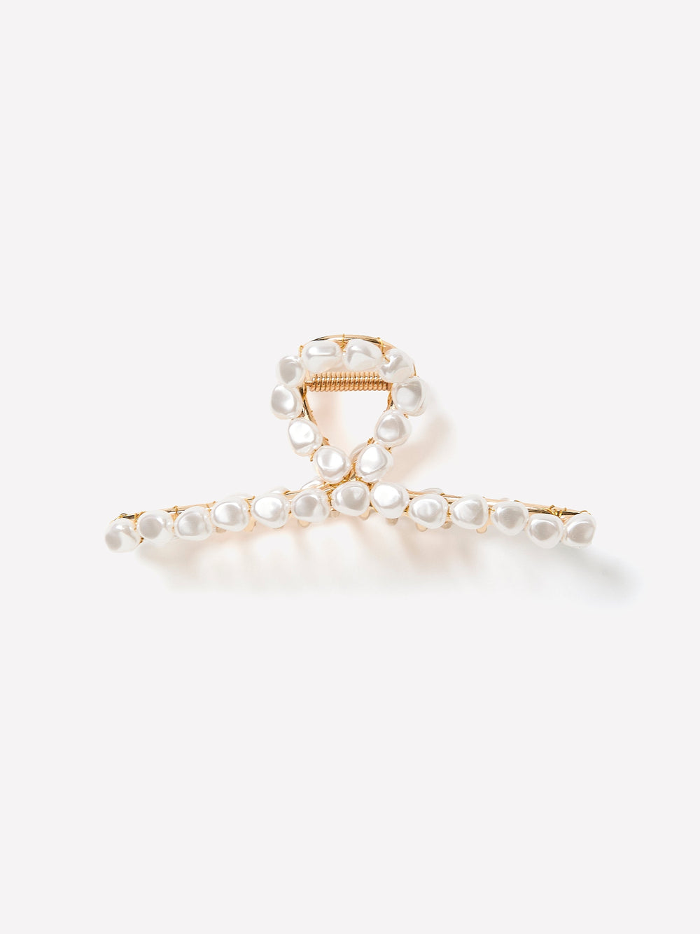 RW&CO Metal Hair Gripper with Pearls