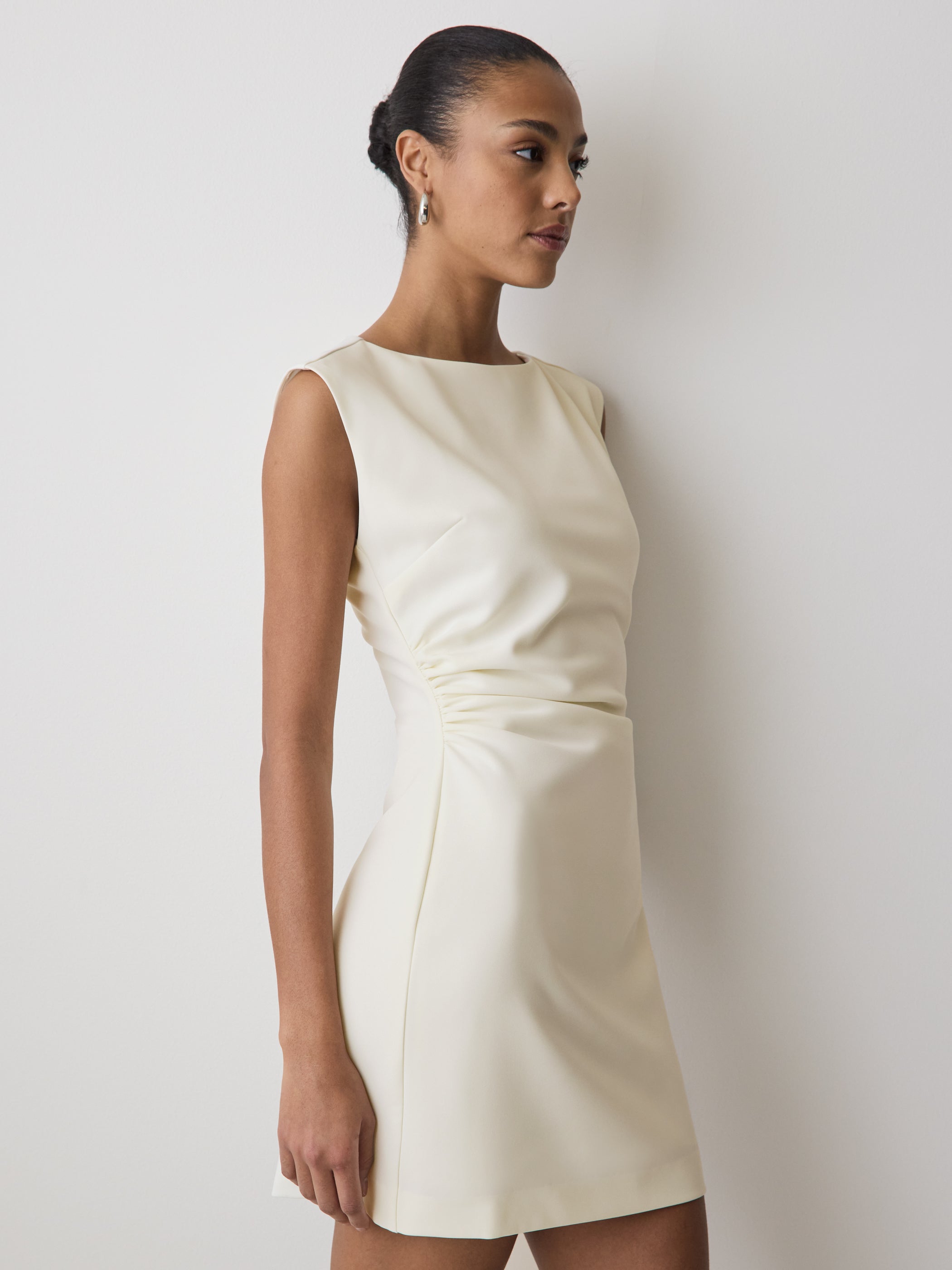 RW&CO Sleeveless Crew-Neck Mini Dress