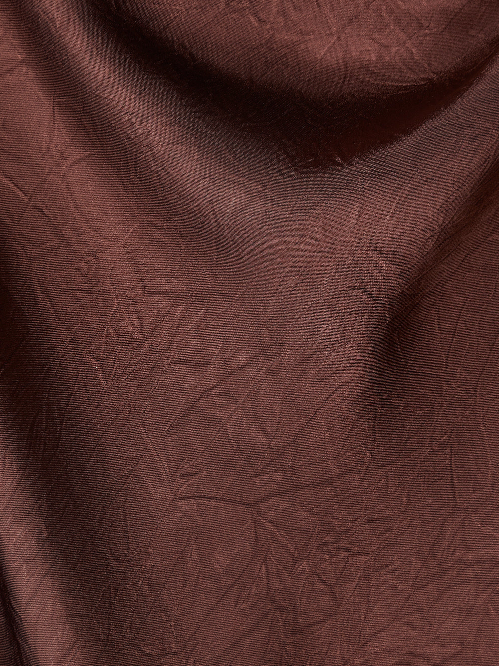 RW&CO Satin Long-Sleeve Draped Midi Dress
