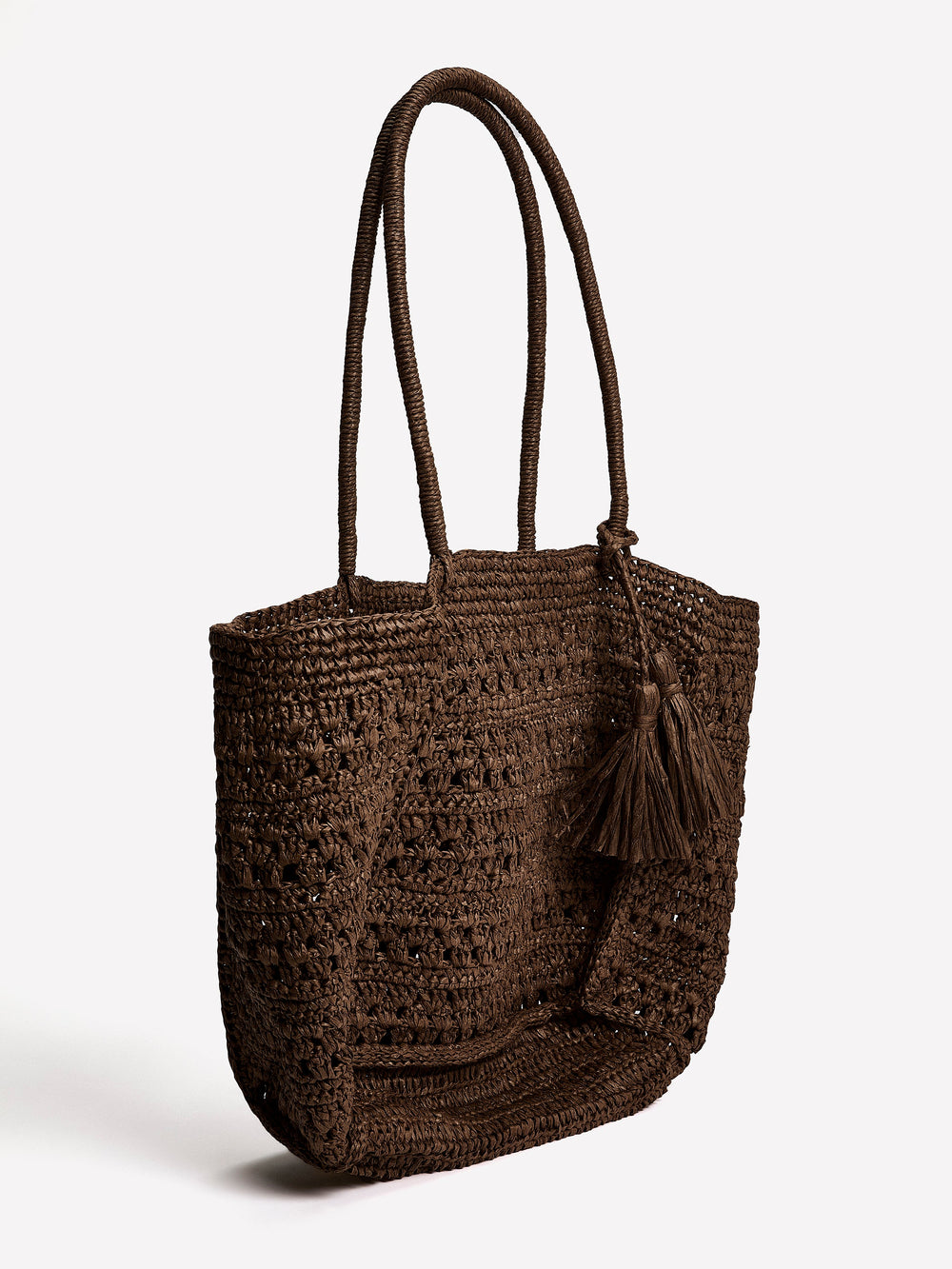 RW&CO Raffia Tote Bag