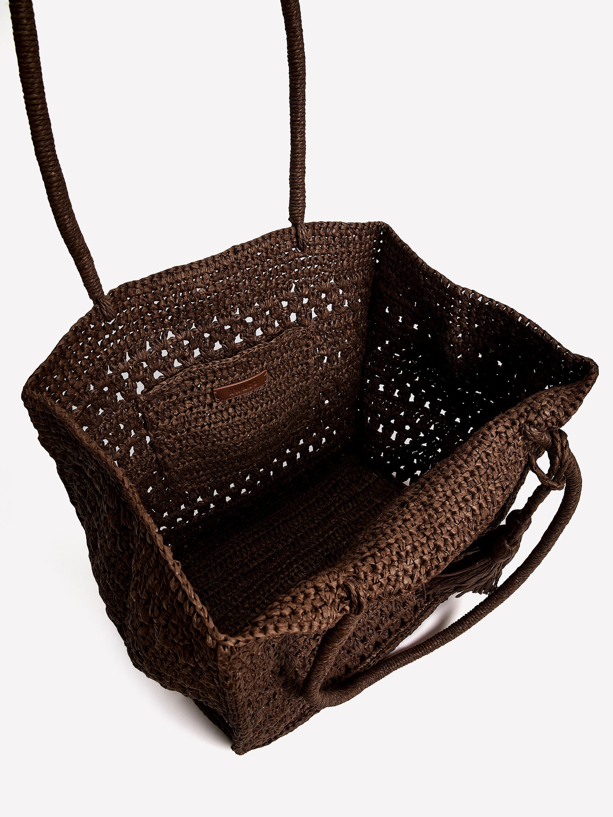 RW&CO Raffia Tote Bag