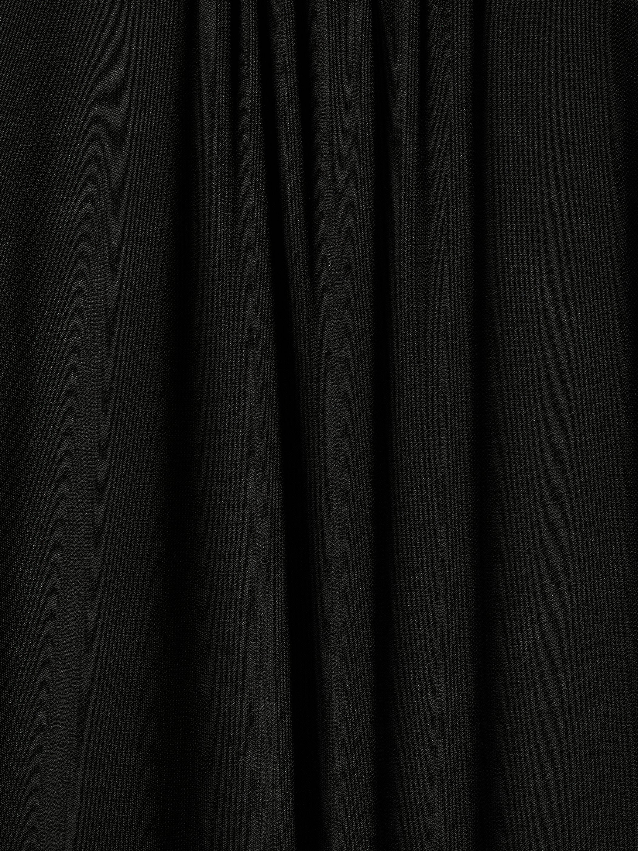 RW&CO Draped Midi Cocktail Dress with Cascade